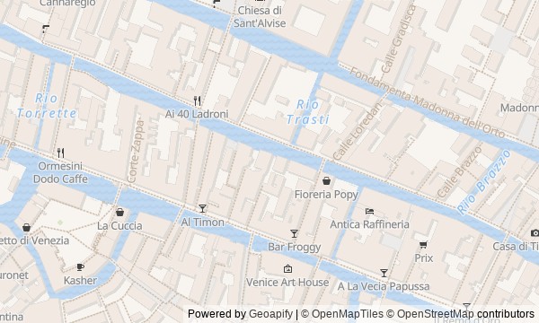 Walk map: Northern Cannaregio: Ghetto, Crafts, and Confraternities