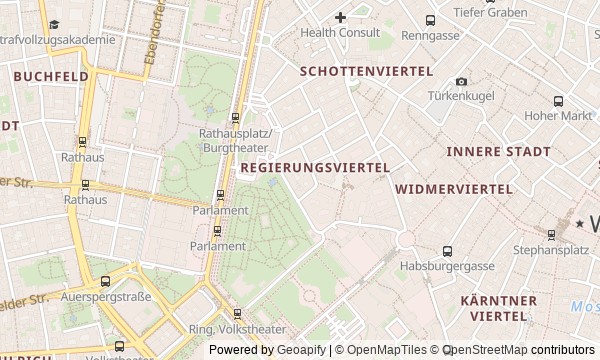 Walk map: Ringstrasse: Boulevard of Imperial Vienna