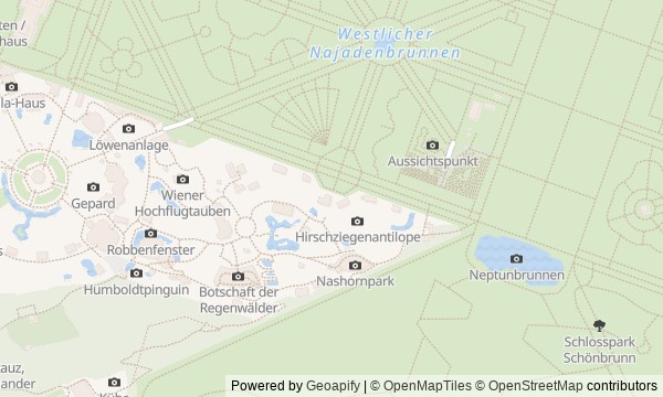 Walk map: Schönbrunn: Palace and Imperial Park