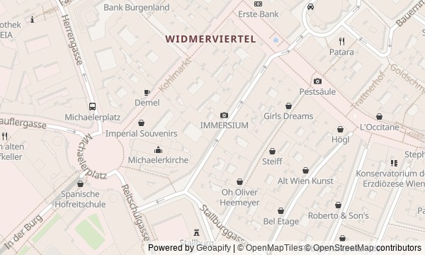 Walk map: From St. Stephen's Church to Hofburg: Who Held Sway Over Vienna