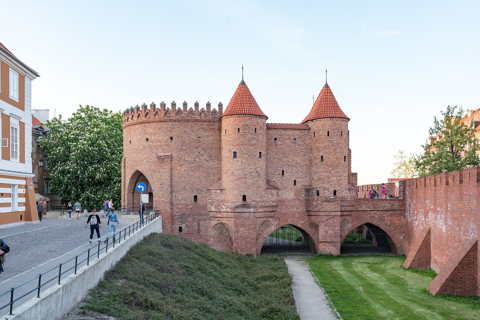 Warsaw Barbican on Nowomiejska Street