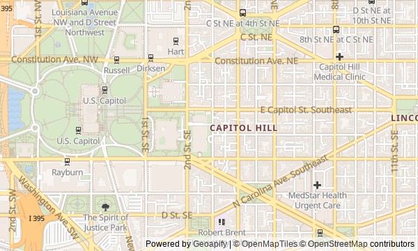 Walk map: Capitol Hill: Law and City Life