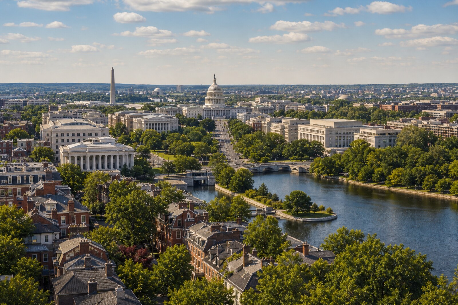Editorial hero image generated for the city of Washington, D.C.