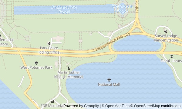 Walk map: Memory on the National Mall and at the Tidal Basin