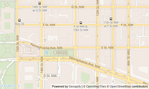 Walk map: Pennsylvania Avenue: The Republic's Stage