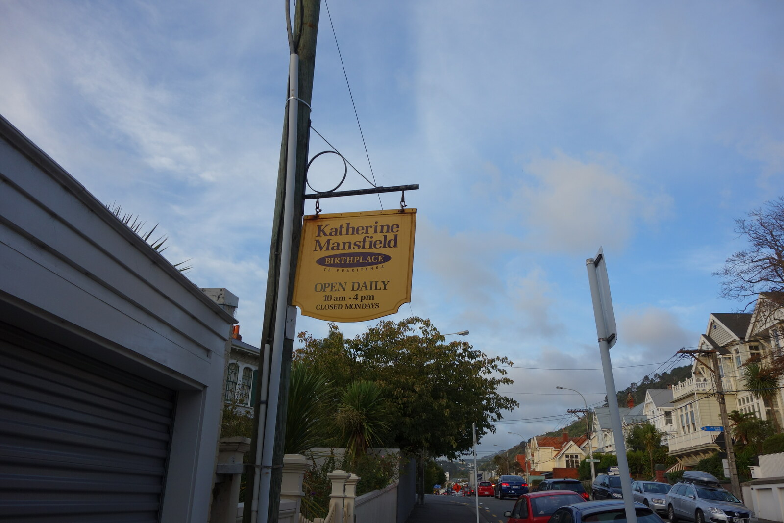The house where Katherine Mansfield was born