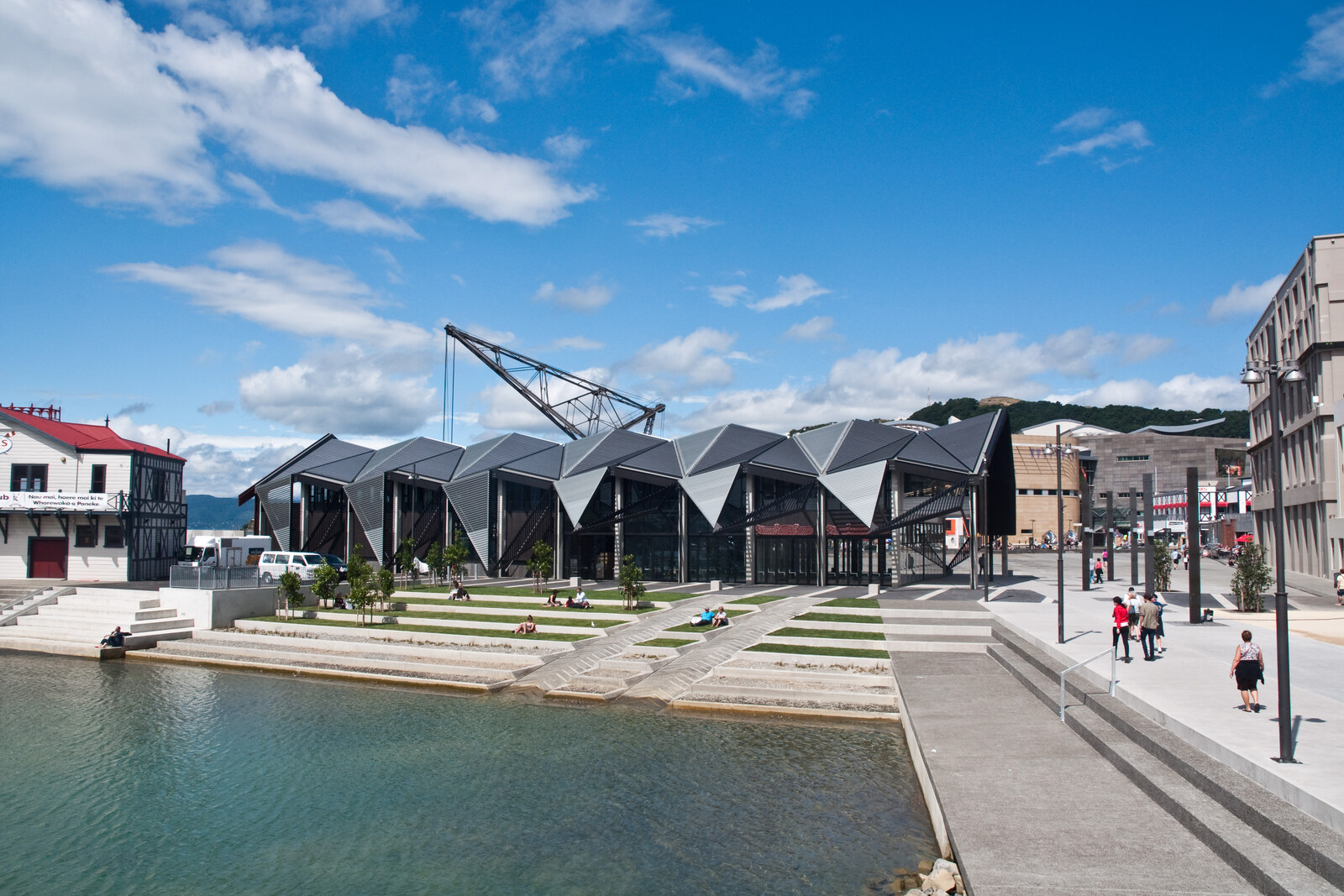 Te Raukura canoe house in Wellington