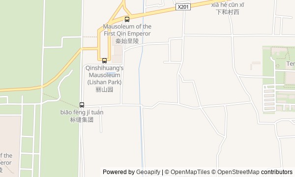 Walk map: Terracotta Army and the Mausoleum of Qin Shi Huang