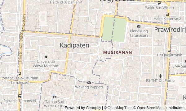 Walk map: Sultan’s Yogyakarta and the Colonial City