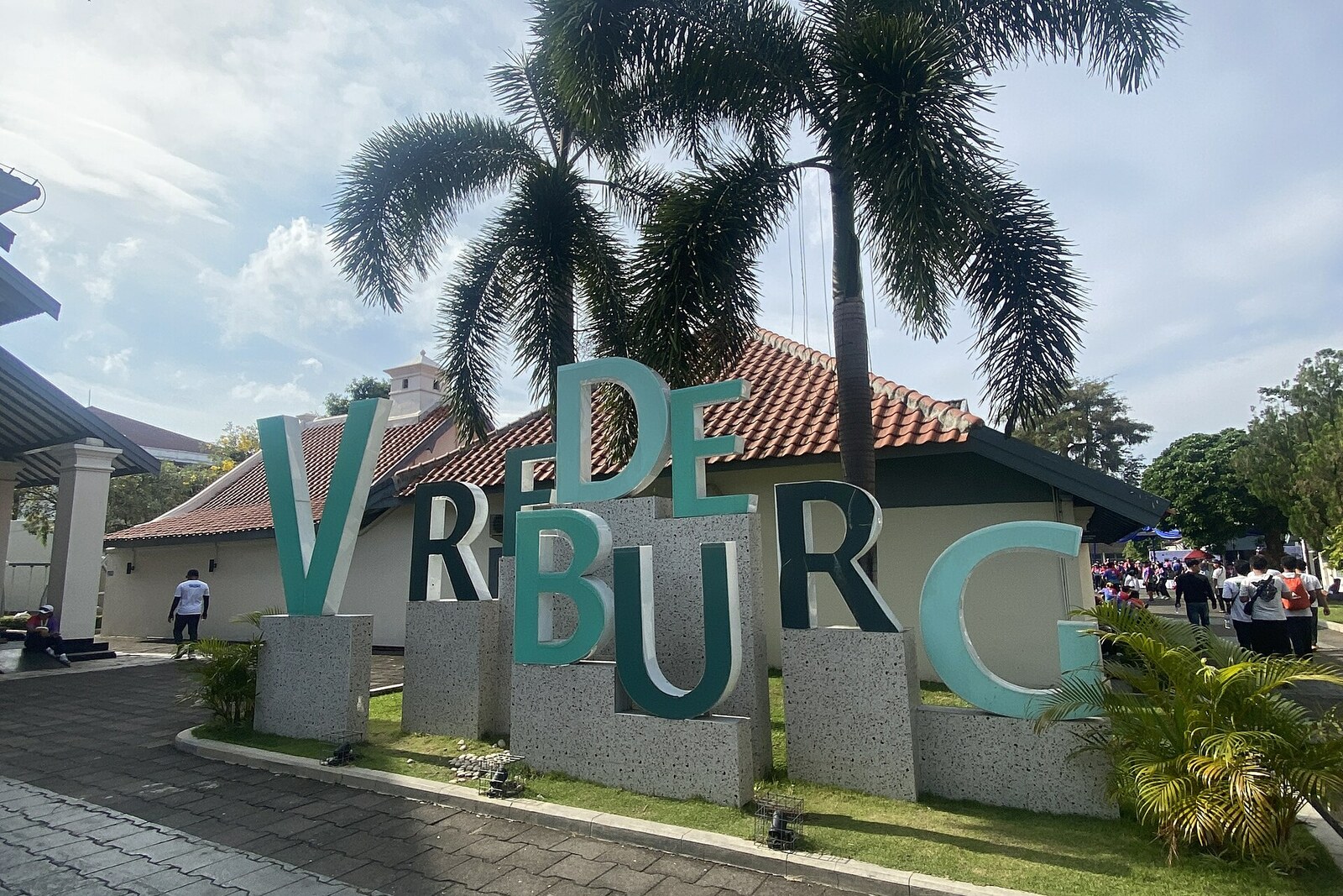 Entrance area of the Fort Vredeburg museum.